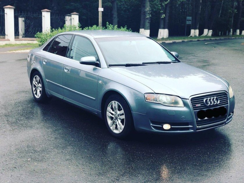 Ауди а4 серебристая