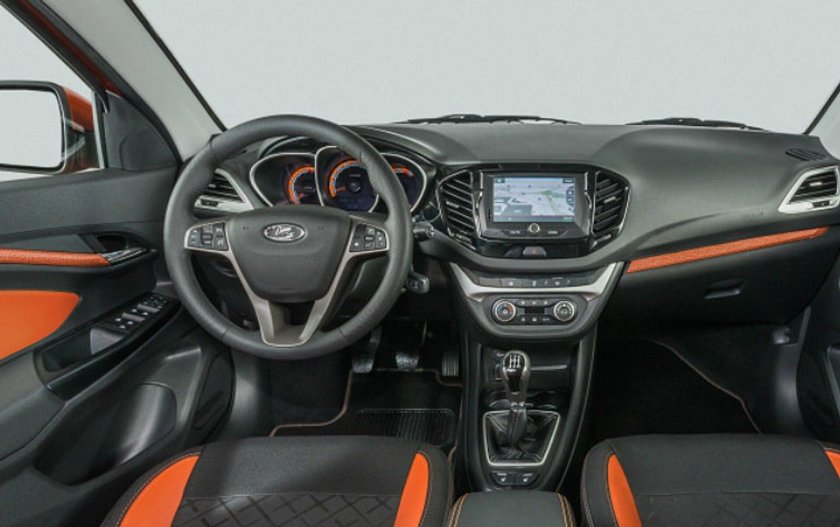 Лада веста св кросс салон