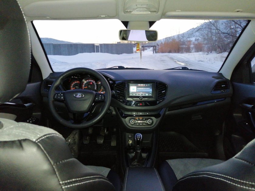 Лада Веста св кросс Блэк салон