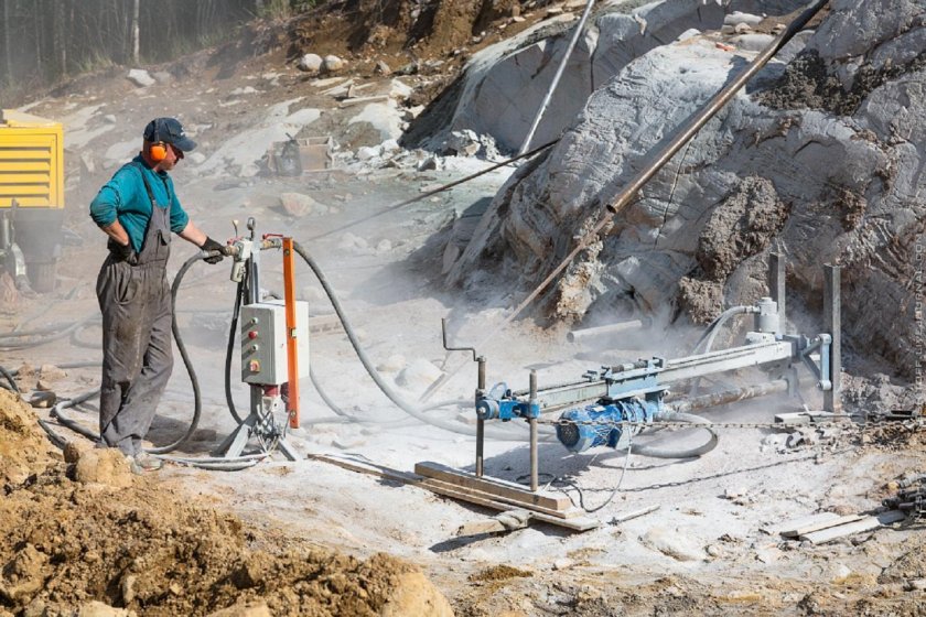 Добыча строительного камня