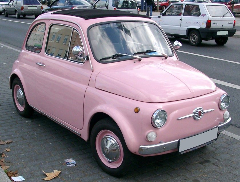 Fiat 500 Pink