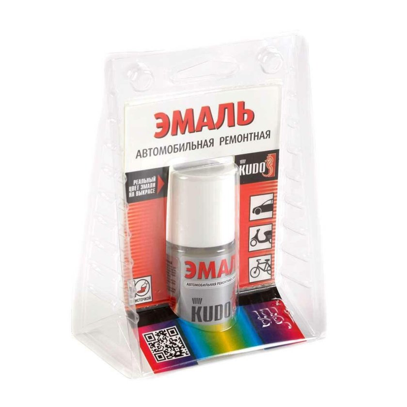 Kudo эмаль автомобильная ремонтная с кисточкой