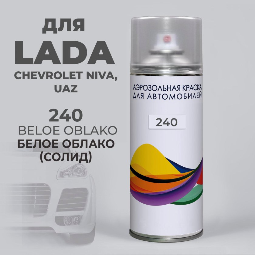 Краска аэрозольная для авто