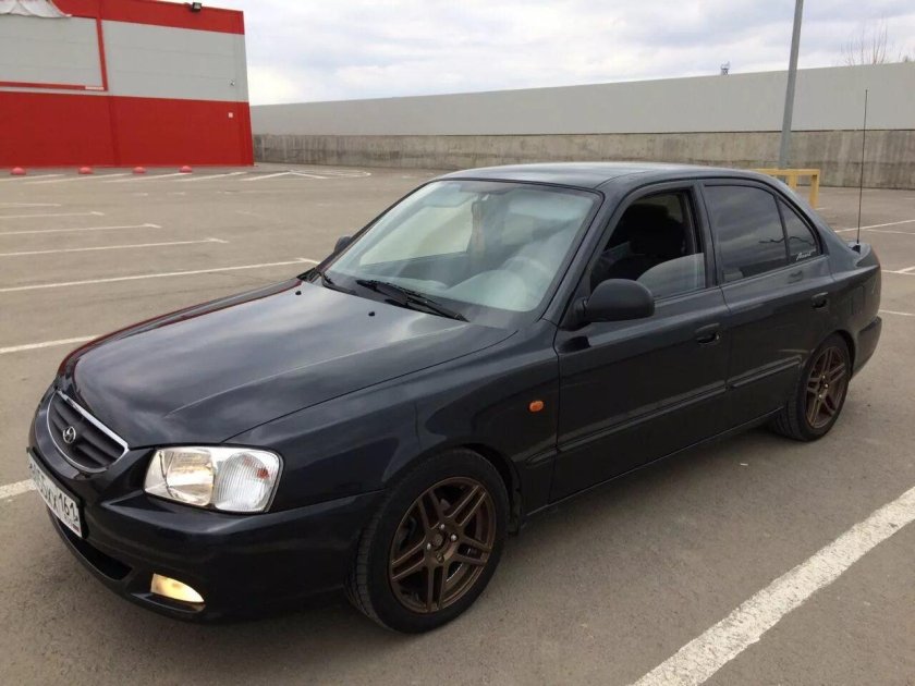 Hyundai Accent 2007 черный