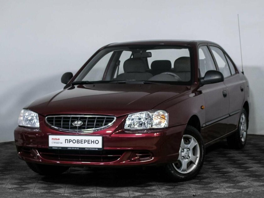Hyundai Accent 2008 черный