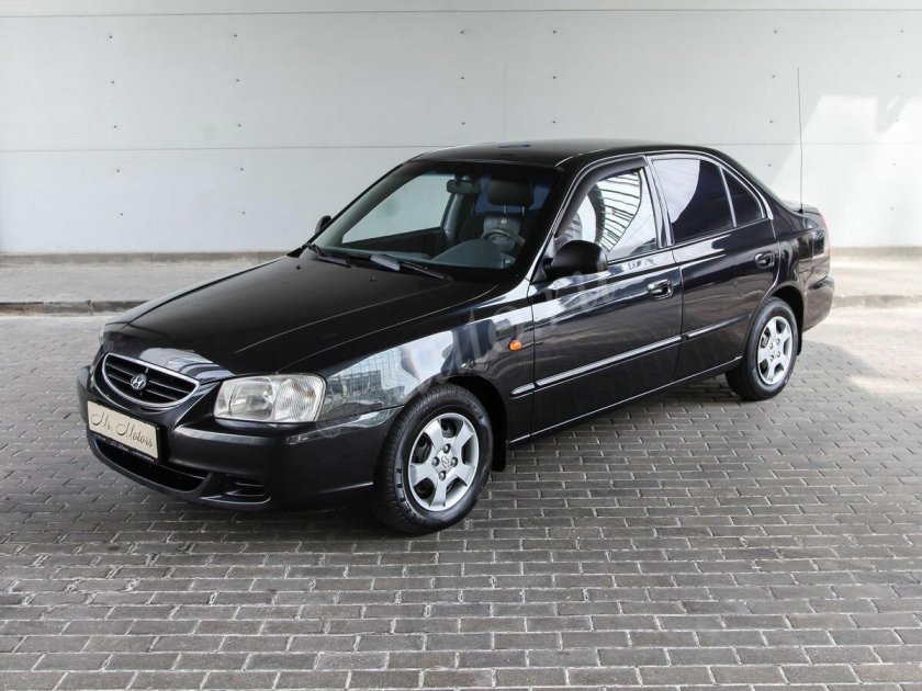 Hyundai Accent 2007 черный