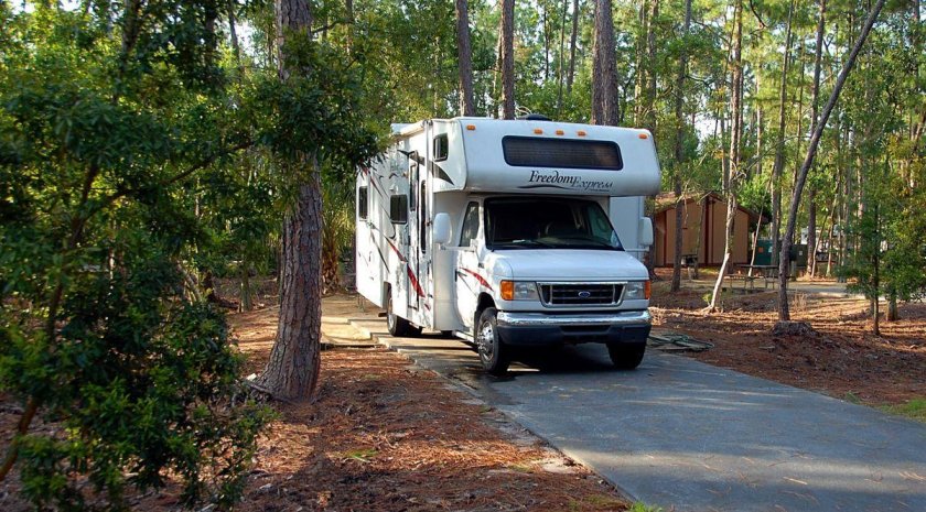 Стоянка автодомов