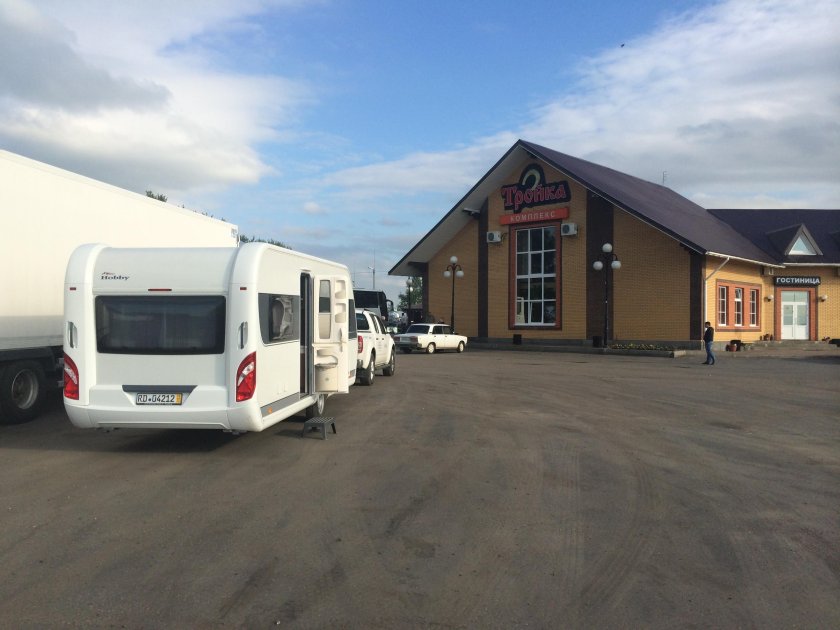 Стоянка автодомов