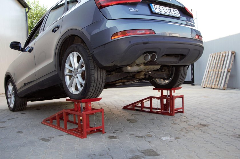 Biltema домкрат подкатной