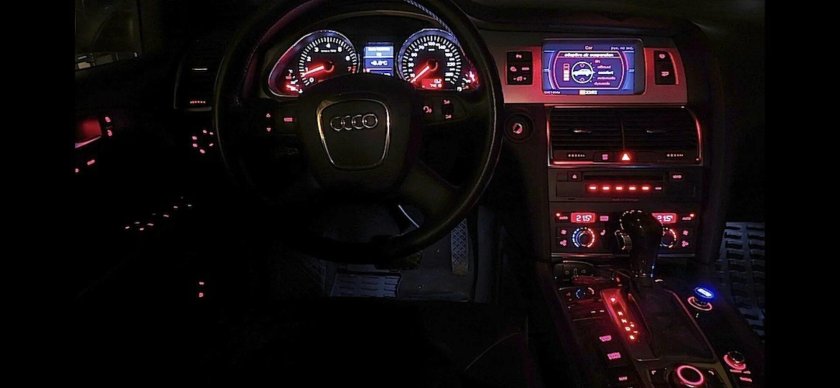 Подсветка салона Ауди q7