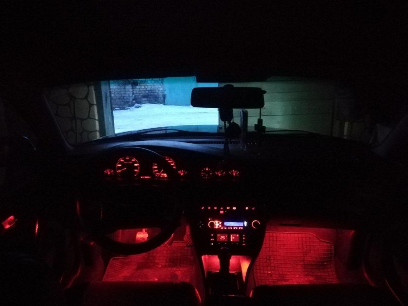 А6 с5 салон ночью