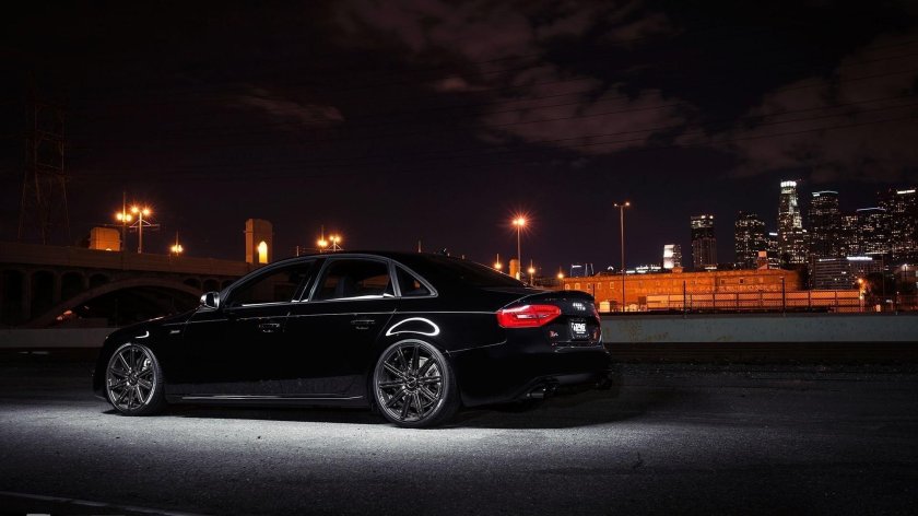 Audi a4 b8 ночью