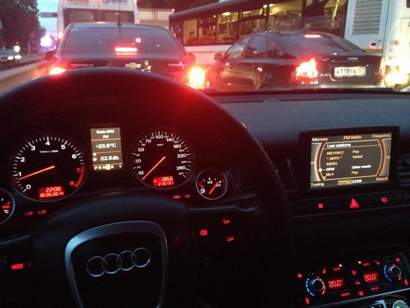 Audi q5 ночной салон