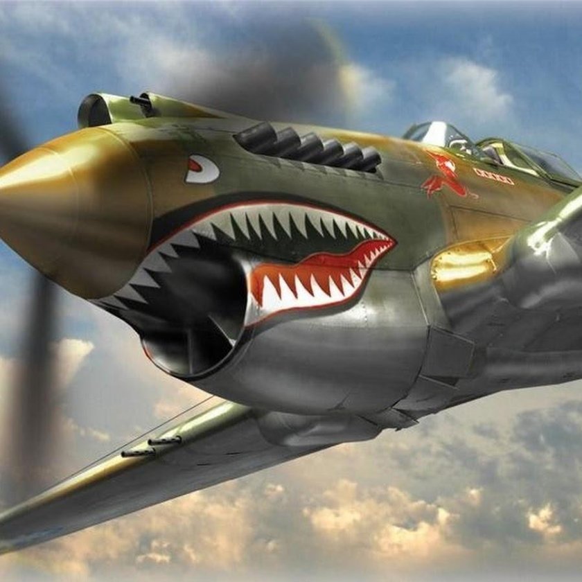 P-40 Warhawk летающие тигры