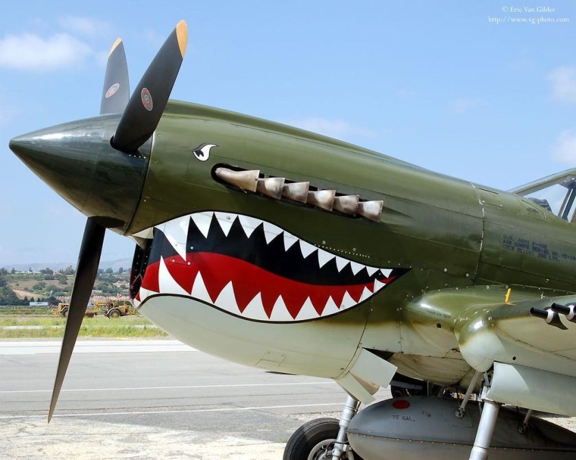 P40 Mustang самолет