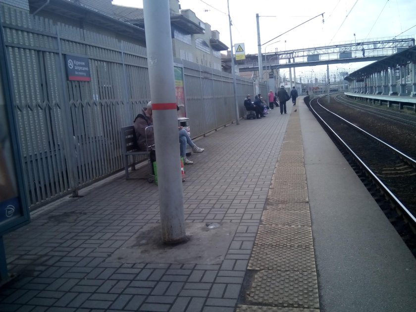 Станция МЦД Царицыно 1 платформа