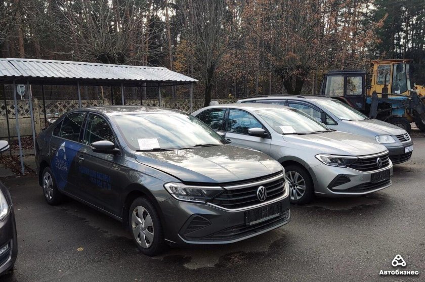 VW Polo 2021 черный