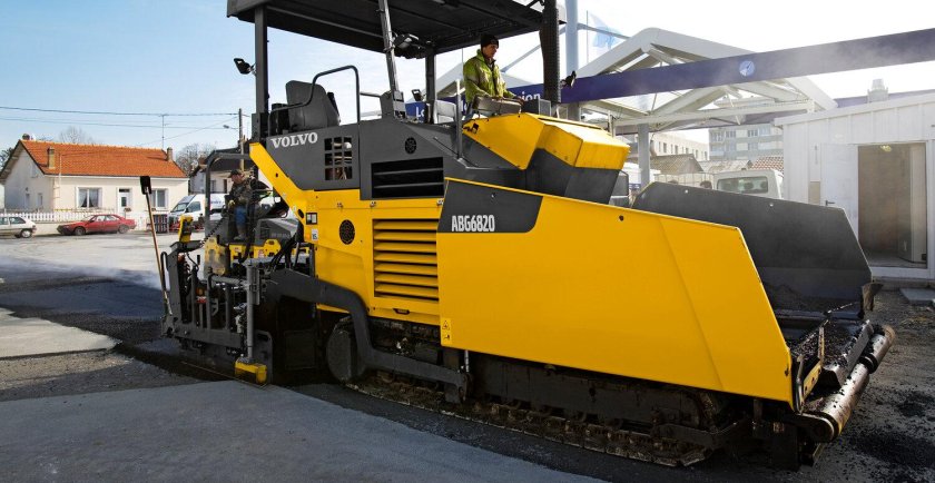 Асфальтоукладчик volvo abg 5820
