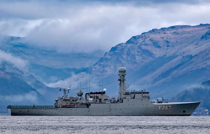 Фрегат Тетис Дании