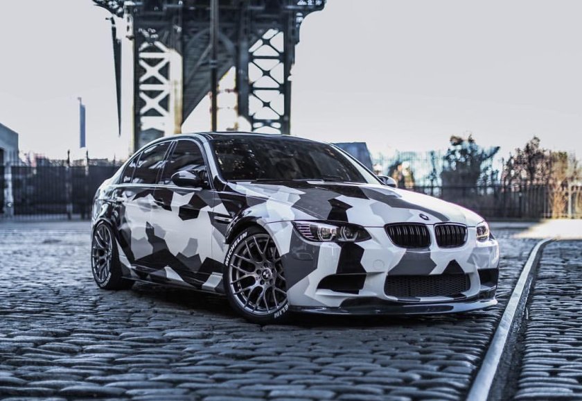 BMW m3 камуфляж