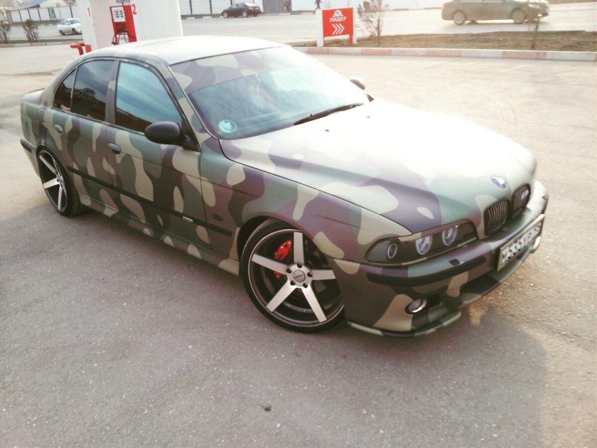 BMW e39 камуфляж
