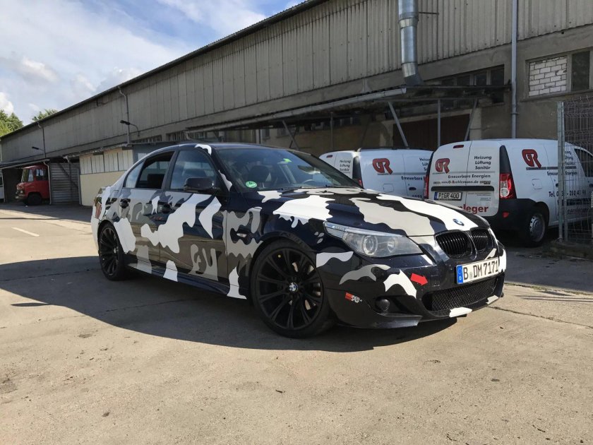 BMW e60 камуфляж