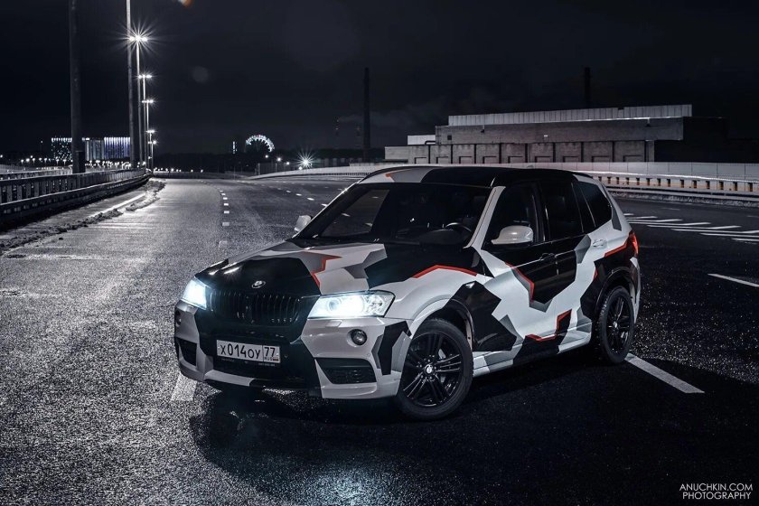 BMW x3 камуфляж