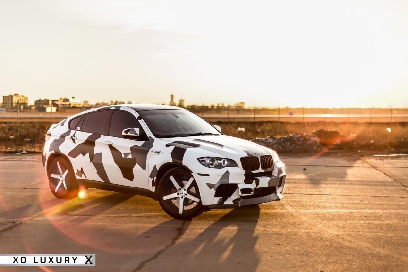 BMW x6 камуфляж
