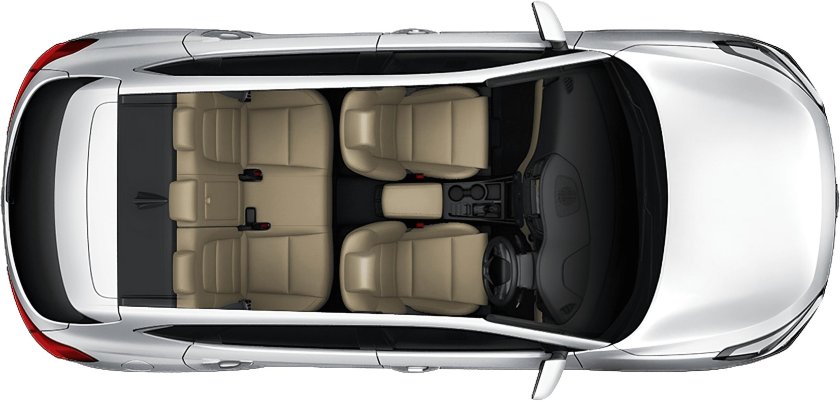 Hyundai Tucson вид сверху