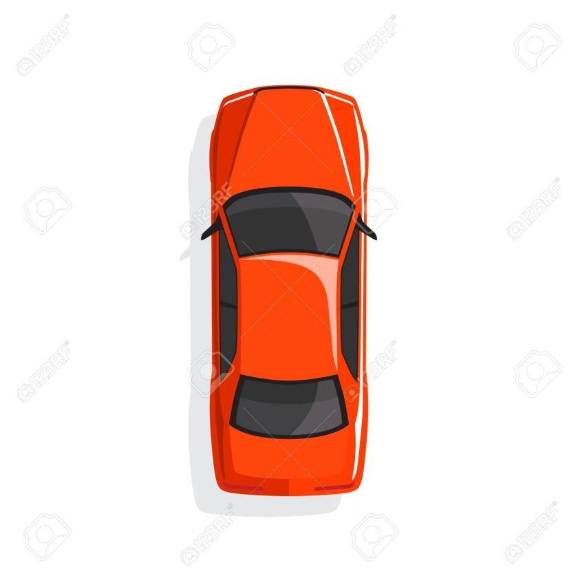 Машинка вид сверху