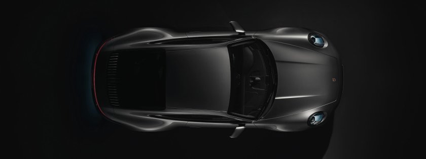Порше 911 сверху