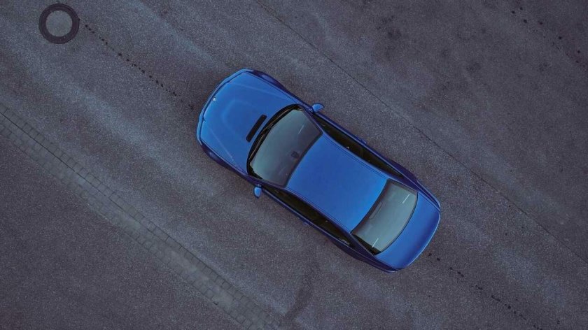 BMW e46 вид сверху