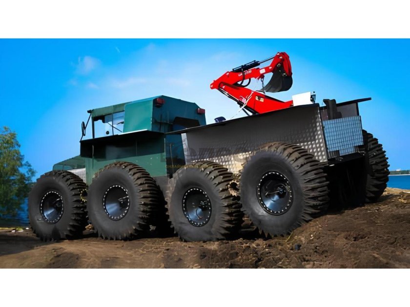 Тром-8 болотоход