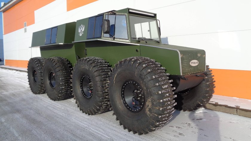 Вездеход на шинах низкого давления