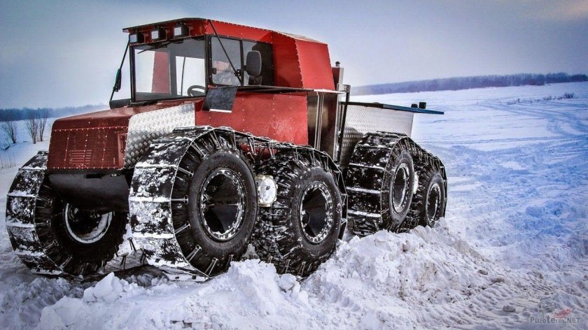 Тром-8 болотоход