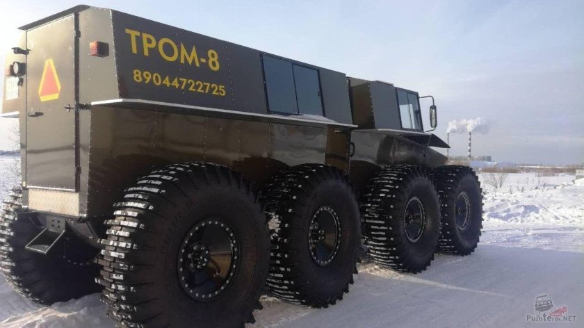 Тром-8 болотоход