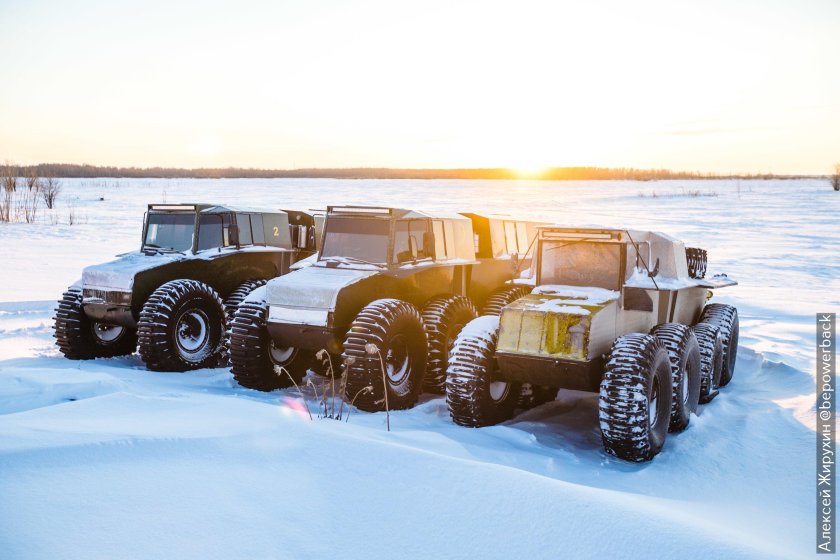 Болотоход шаман 8х8