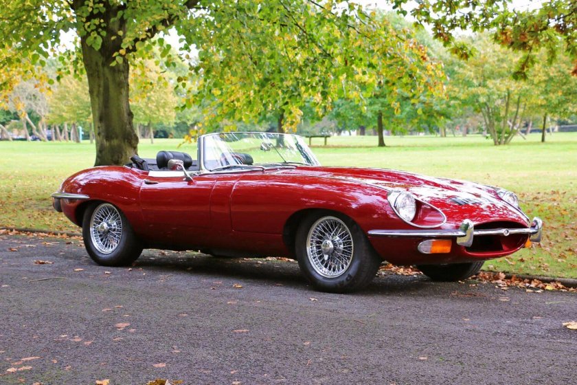 Ягуар кабриолет ретро