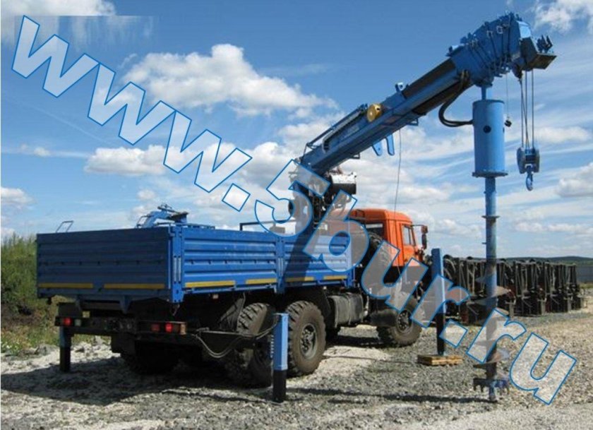 КАМАЗ С кран балкой бортовой