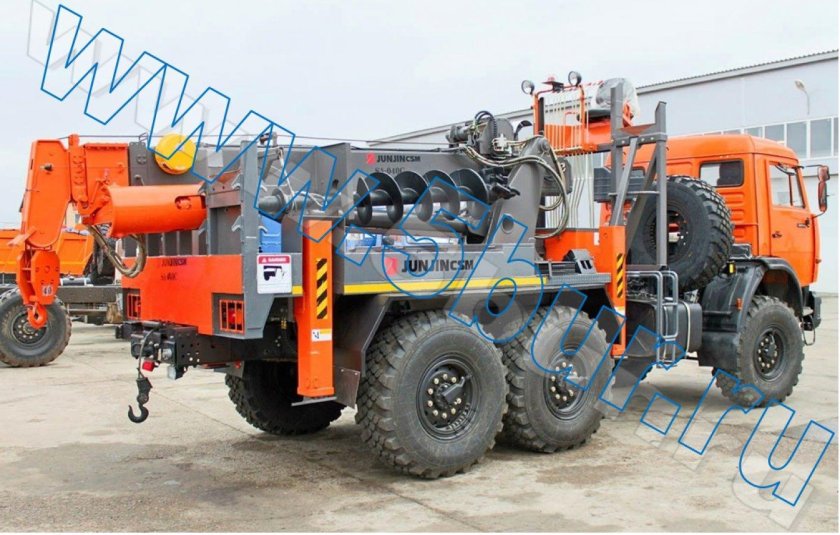 Junjin sa-040c на базе КАМАЗ