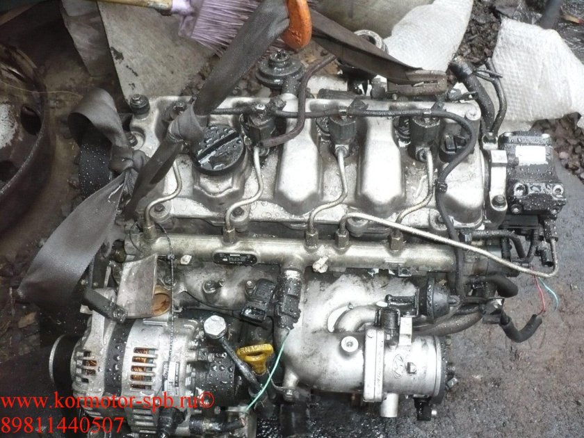 Двигатель 2.2 дизель Hyundai Santa Fe 2008