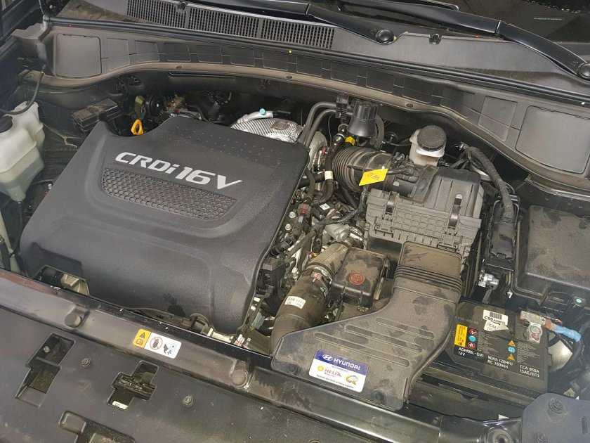 Аккумулятор на Хендай Санта Фе 2.2 дизель