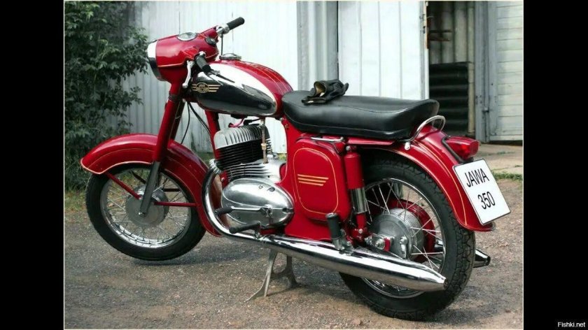 Мотоцикл Ява 350 старушка