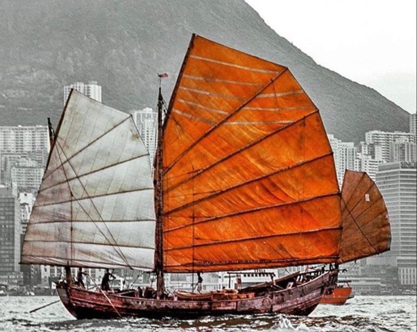 Китайские джонки 19 век