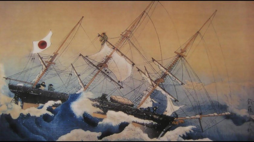 Асахи Мару-парусник 19 века