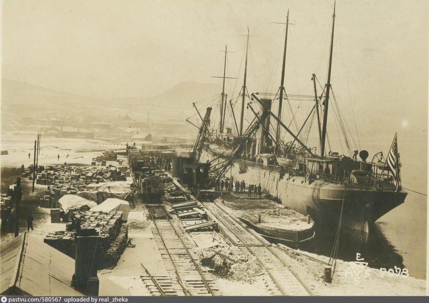 Порт золотой Рог Владивосток 1860