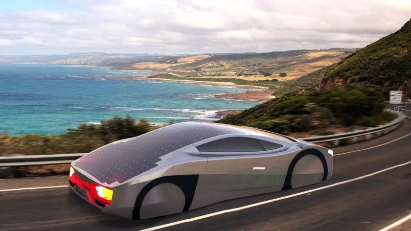 Автомобиль на солнечных батареях