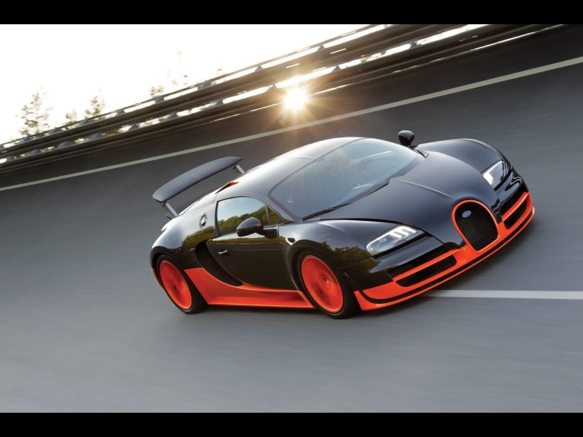 Автомобиль bugatti veyron