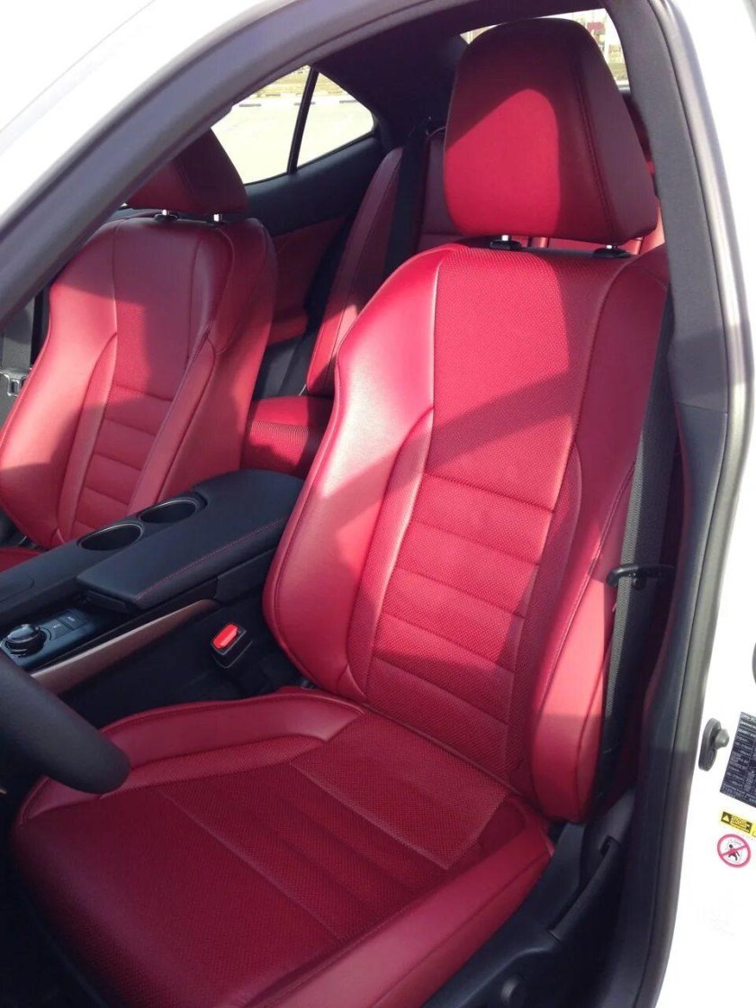 Астра г красный кожаный салон