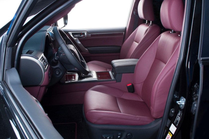 Бордовый салон Лексус 570